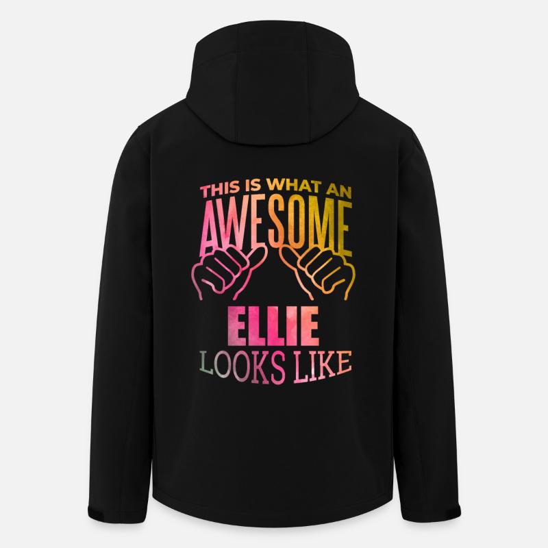 Ellie - Recycelte Männer Softshell-Jacke von Stanley/Stella - Schwarz