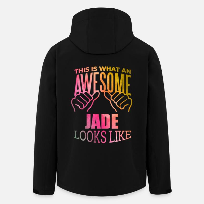 Jade - Recycelte Männer Softshell-Jacke von Stanley/Stella - Schwarz