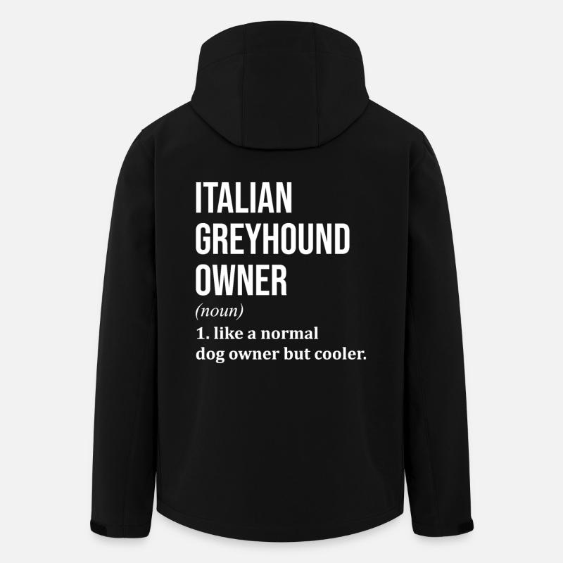 Greyhound - Men’s Recycled Softshell Jacket by Stanley/Stella - black