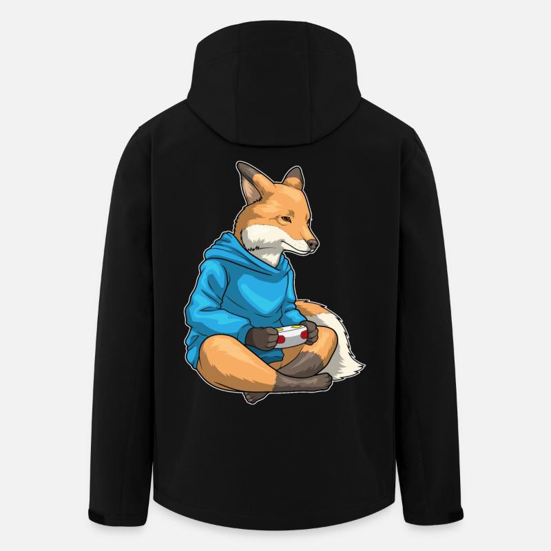 Manette Fox Gamer - Veste softshell homme en polyester recyclé Stanley/Stella - noir