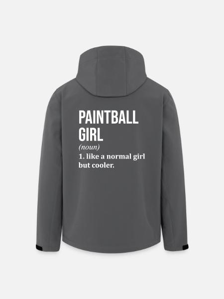 Paintball Paintball Paintball - Men’s Recycled Softshell Jacket by Stanley/Stella - black