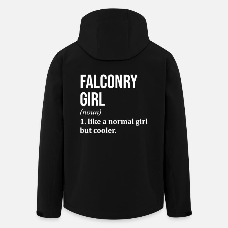 Falknerei - Recycelte Männer Softshell-Jacke von Stanley/Stella - Schwarz