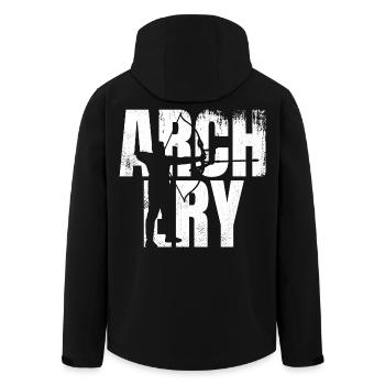 Archerie - Veste softshell homme en polyester recyclé Stanley/Stella - noir - Dos - AI Model Male 185 light (185cm)