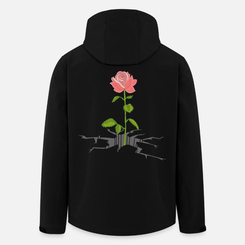 Der der Natur - Recycelte Männer Softshell-Jacke von Stanley/Stella - Schwarz