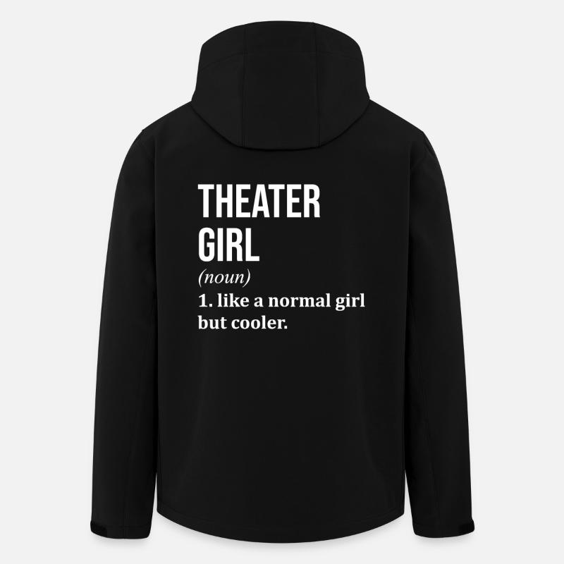 Theater - Recycelte Männer Softshell-Jacke von Stanley/Stella - Schwarz