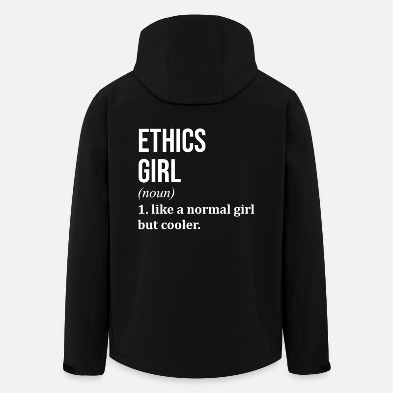 Ethics - Men’s Recycled Softshell Jacket by Stanley/Stella - black