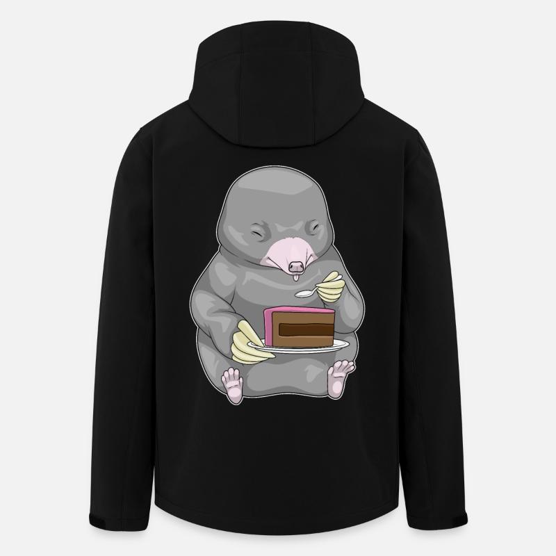 Mole Cake - Men’s Recycled Softshell Jacket by Stanley/Stella - black