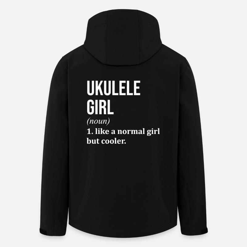 Ukulele - Men’s Recycled Softshell Jacket by Stanley/Stella - black