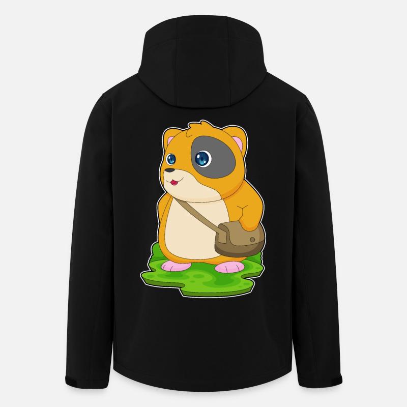 Sac à main Hamster - Veste softshell homme en polyester recyclé Stanley/Stella - noir