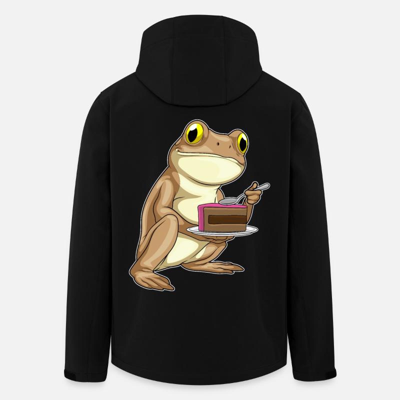 Frog Cake - Men’s Recycled Softshell Jacket by Stanley/Stella - black