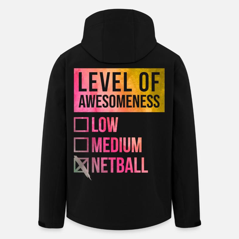 Netball - Men’s Recycled Softshell Jacket by Stanley/Stella - black