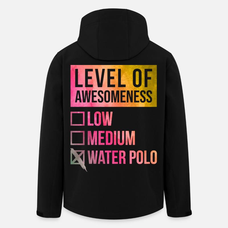 Wasserball - Recycelte Männer Softshell-Jacke von Stanley/Stella - Schwarz
