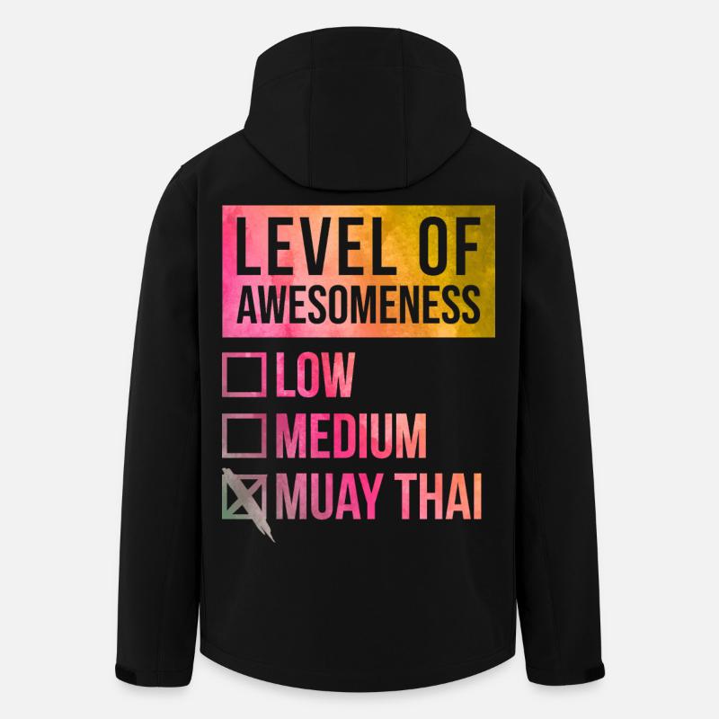 Muay Thai - Men’s Recycled Softshell Jacket by Stanley/Stella - black