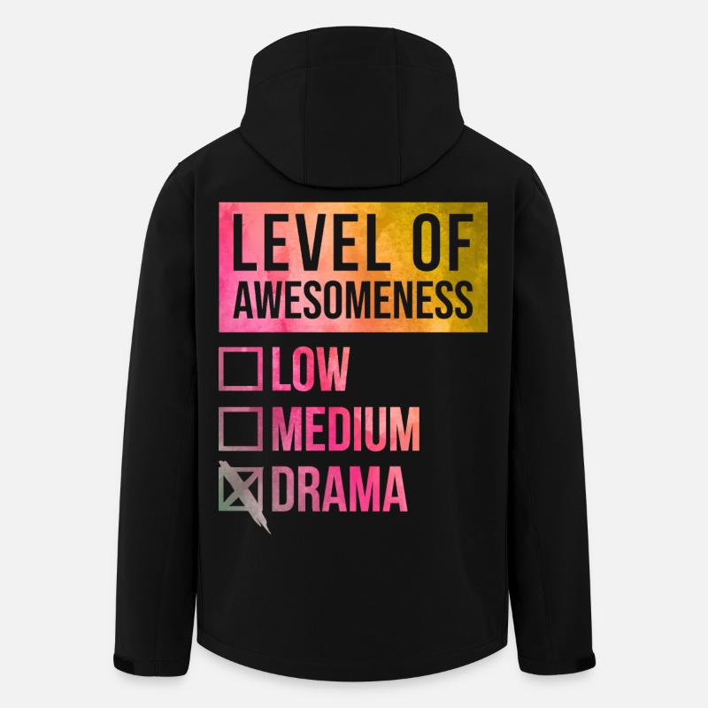 drame - Veste softshell homme en polyester recyclé Stanley/Stella - noir