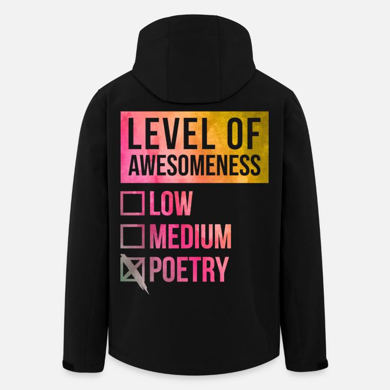 Poesie - Recycelte Männer Softshell-Jacke von Stanley/Stella - Schwarz