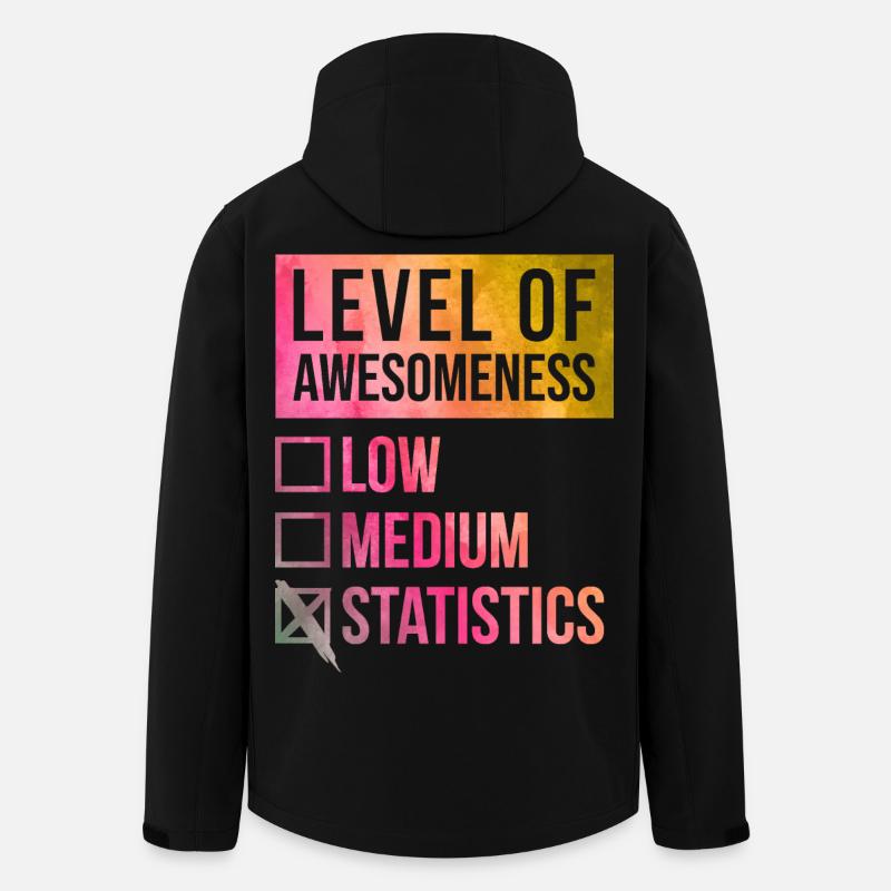 Statistik - Recycelte Männer Softshell-Jacke von Stanley/Stella - Schwarz