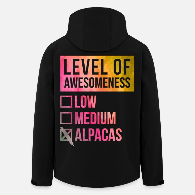 Alpaka - Recycelte Männer Softshell-Jacke von Stanley/Stella - Schwarz