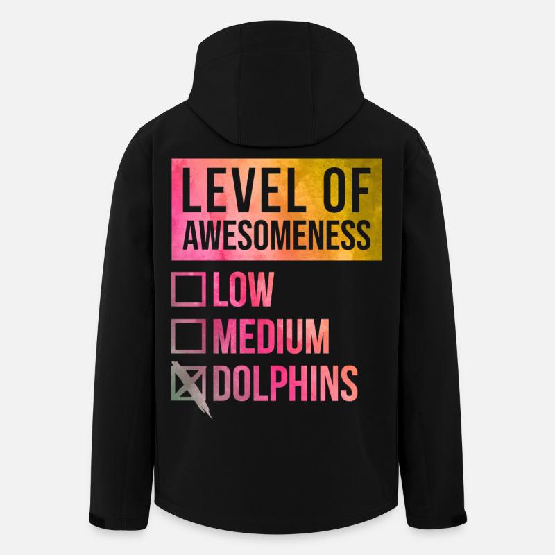 Delfin - Recycelte Männer Softshell-Jacke von Stanley/Stella - Schwarz