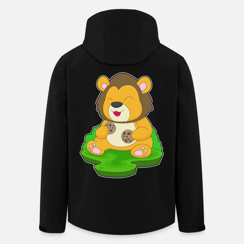 Lion Cookies - Men’s Recycled Softshell Jacket by Stanley/Stella - black