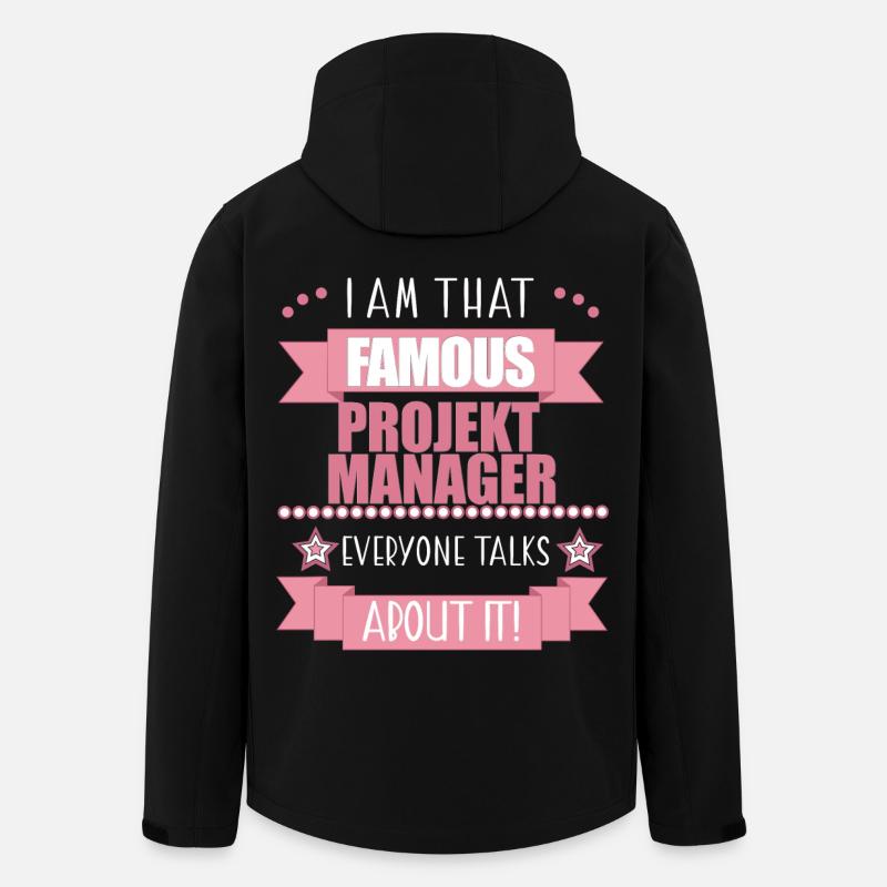 Projektmanagerin Beruf Damen Geschenk - Recycelte Männer Softshell-Jacke von Stanley/Stella - Schwarz