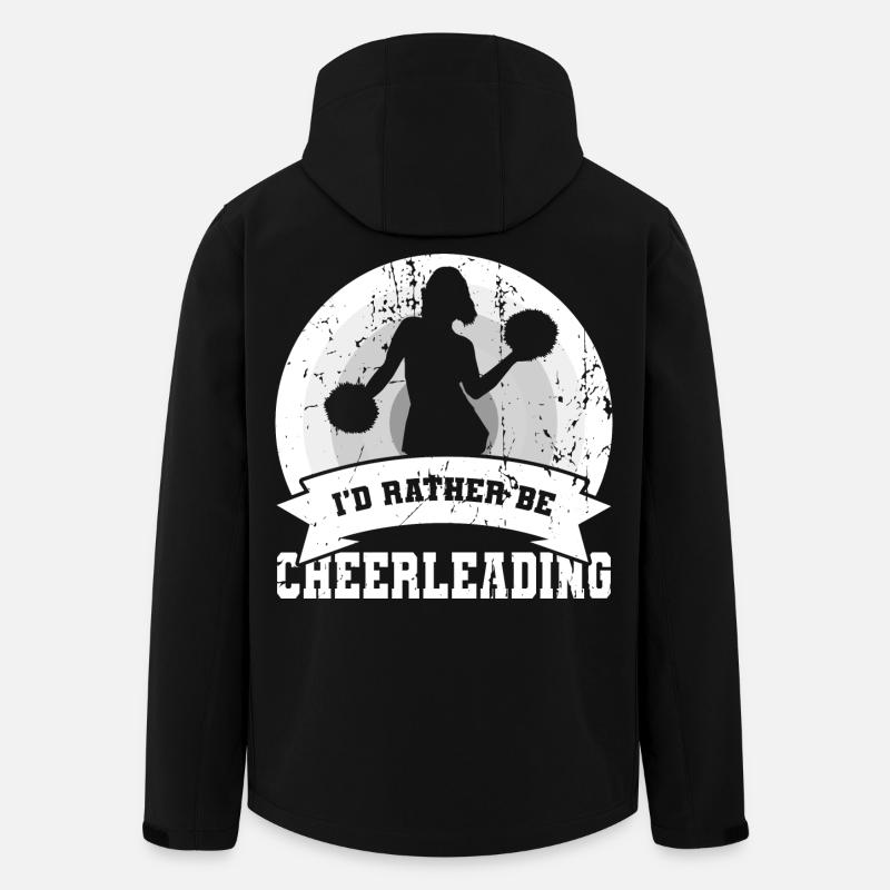 I'd Rather Be Cheerleading - Men’s Recycled Softshell Jacket by Stanley/Stella - black