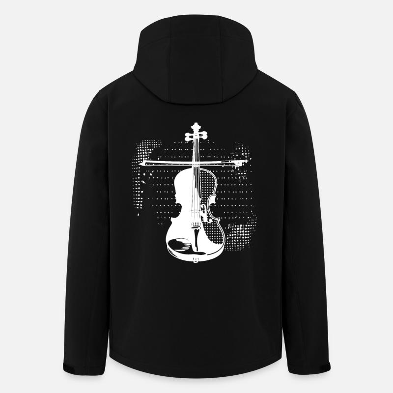 Violinenspieler - Recycelte Männer Softshell-Jacke von Stanley/Stella - Schwarz