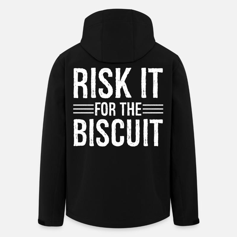 Risquez-le pour le biscuit - Veste softshell homme en polyester recyclé Stanley/Stella - noir
