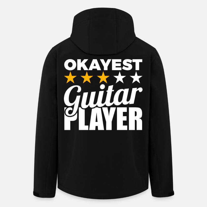 Durchschnittlicher Gitarrist - Recycelte Männer Softshell-Jacke von Stanley/Stella - Schwarz