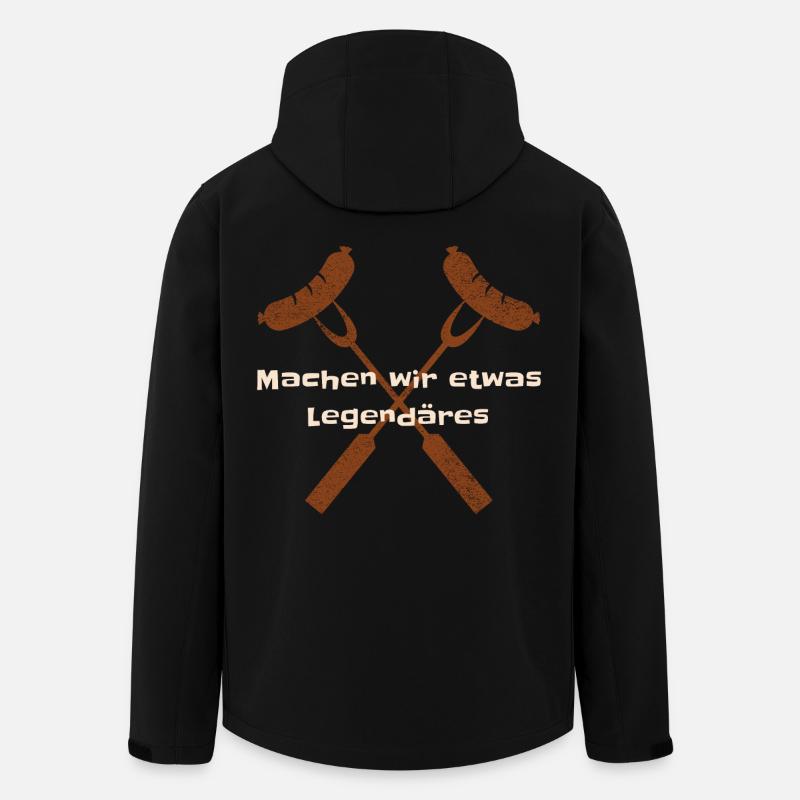 machen wir etwas legendares - Recycelte Männer Softshell-Jacke von Stanley/Stella - Schwarz