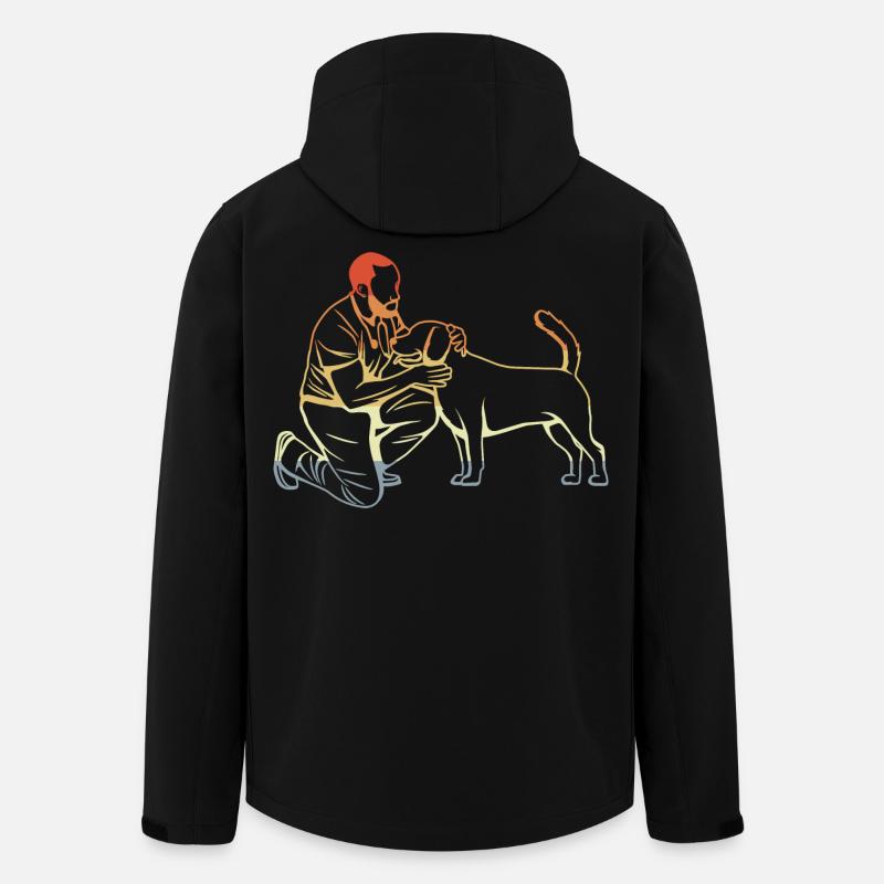 Tierarzt - Recycelte Männer Softshell-Jacke von Stanley/Stella - Schwarz