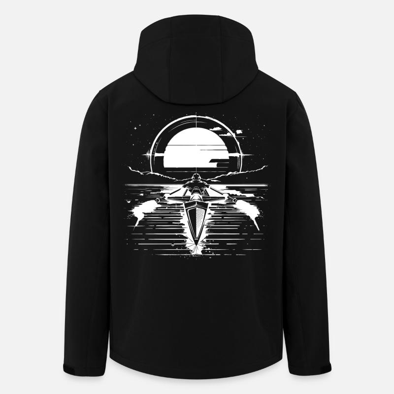 Row - Men’s Recycled Softshell Jacket by Stanley/Stella - black