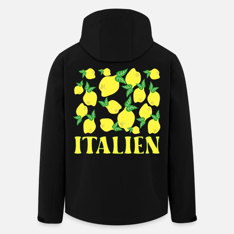 ITALIEN ZITRONEN LIMONEN - Recycelte Männer Softshell-Jacke von Stanley/Stella - Schwarz