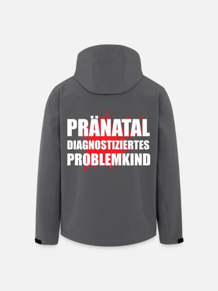 Problemkind - Recycelte Männer Softshell-Jacke von Stanley/Stella - Schwarz