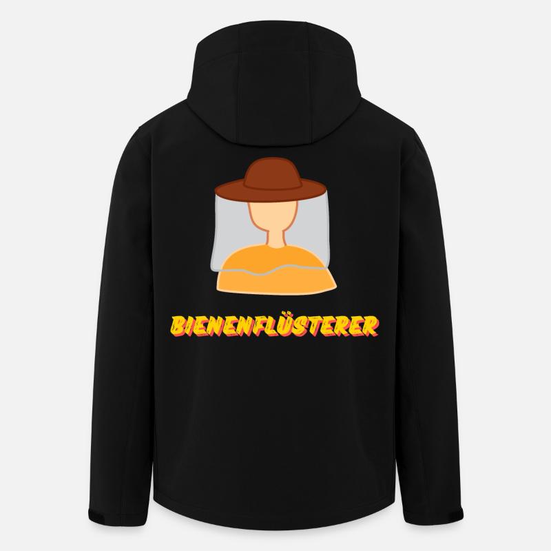 bienenflüsterer - Recycelte Männer Softshell-Jacke von Stanley/Stella - Schwarz