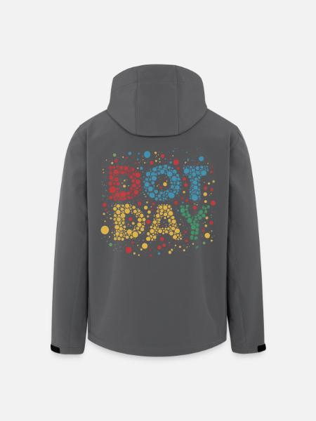 DOT DAY - Men’s Recycled Softshell Jacket by Stanley/Stella - black