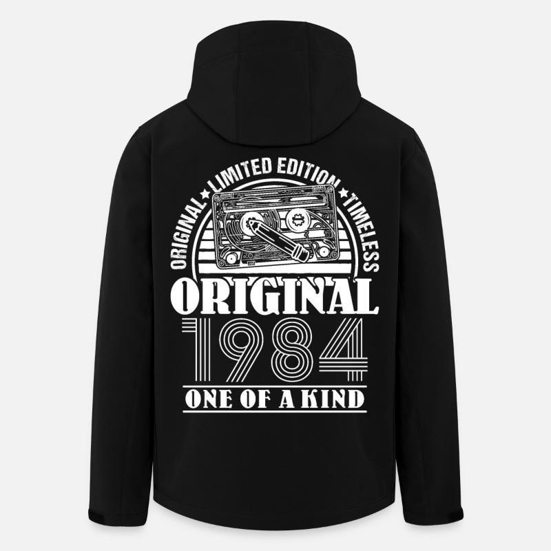 40e anniversaire - Veste softshell homme en polyester recyclé Stanley/Stella - noir