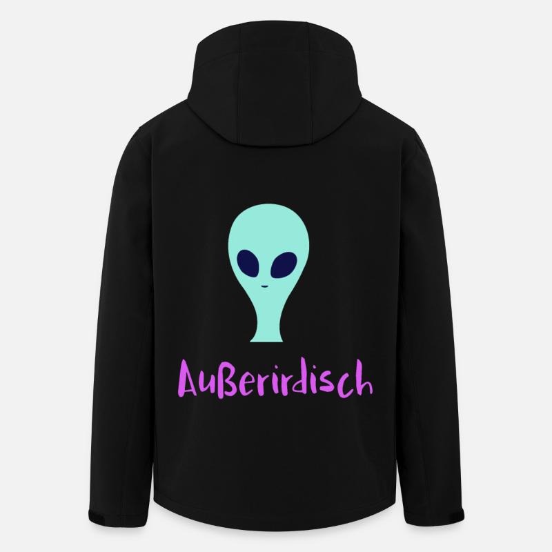 Mysterious Alien - Men’s Recycled Softshell Jacket by Stanley/Stella - black