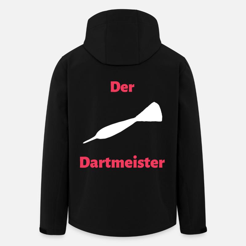 Der Dartmeister - Recycelte Männer Softshell-Jacke von Stanley/Stella - Schwarz