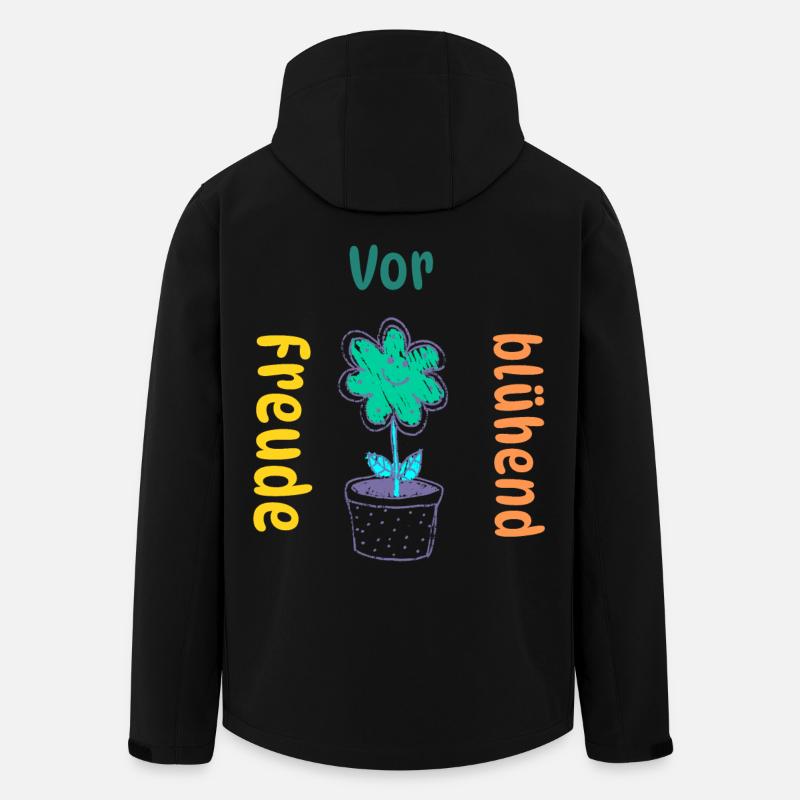 Spreading joy with every bouquet - Men’s Recycled Softshell Jacket by Stanley/Stella - black