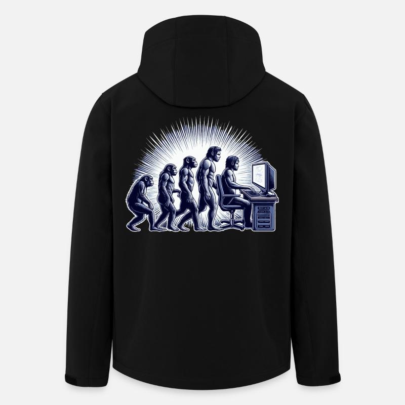 GAMING EVOLUTION - Men’s Recycled Softshell Jacket by Stanley/Stella - black