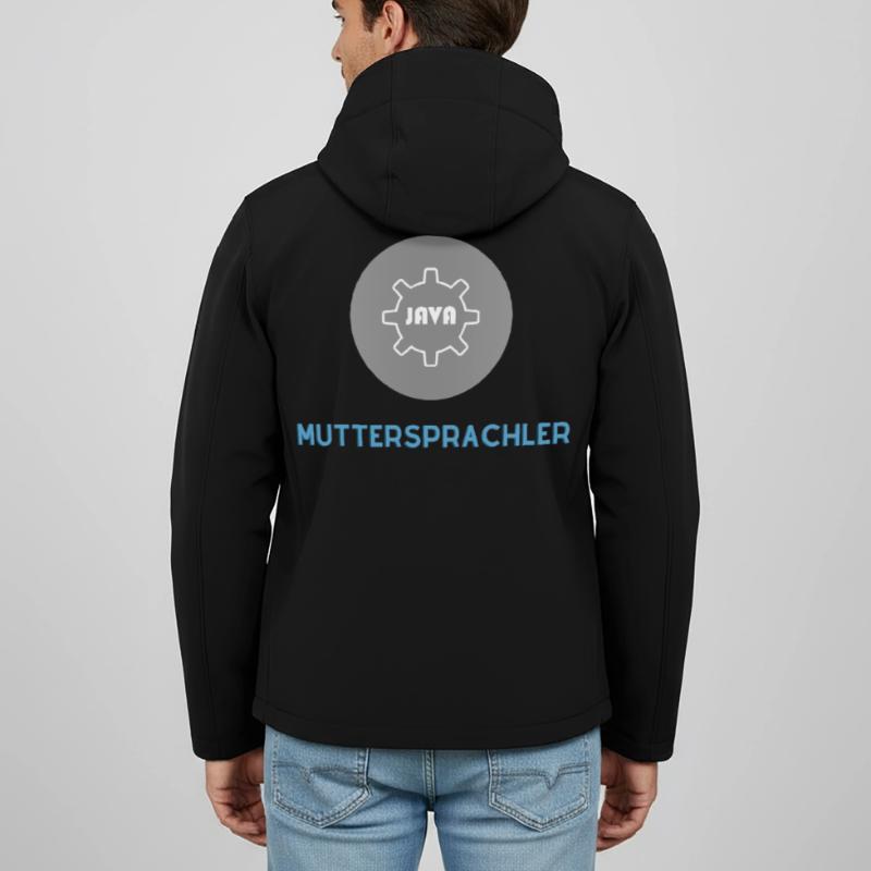 Muttersprachler: JavaScript Edition Recycelte Männer Softshell-Jacke von Stanley/Stella