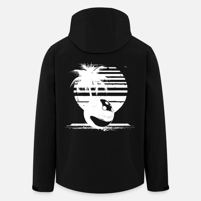 Bowlingkugel - Recycelte Männer Softshell-Jacke von Stanley/Stella - Schwarz