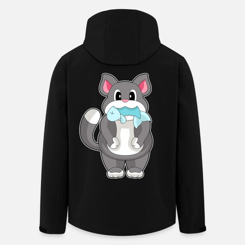 Poisson-chat - Veste softshell homme en polyester recyclé Stanley/Stella - noir