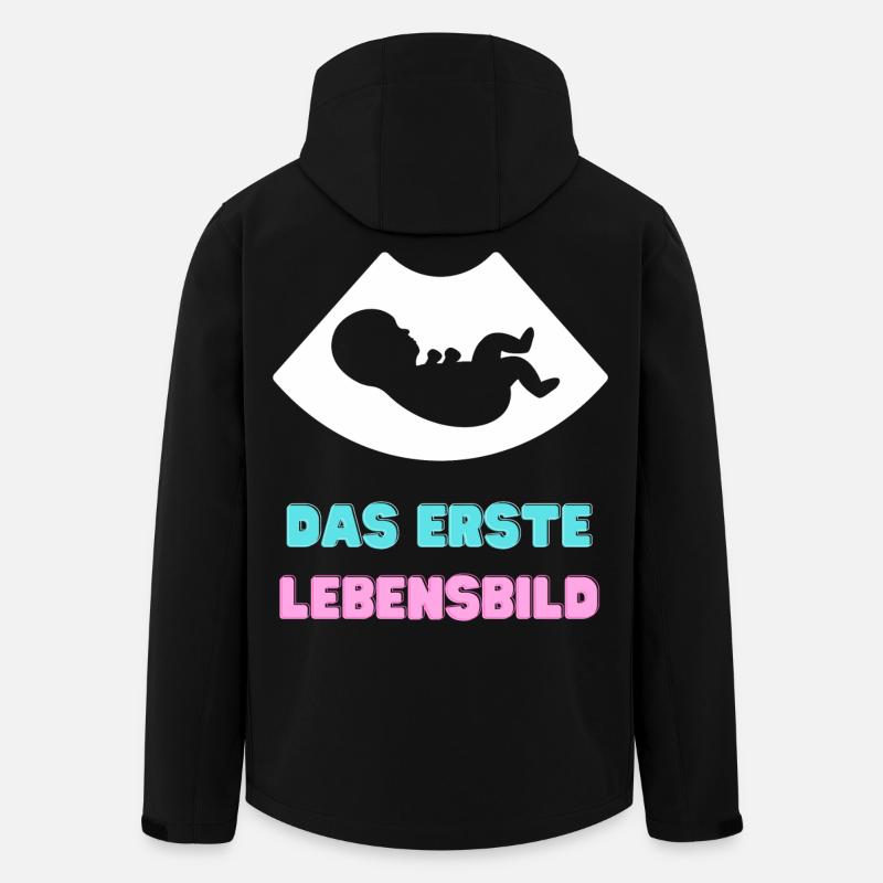 Das Erste Lebensbild - Recycelte Männer Softshell-Jacke von Stanley/Stella - Schwarz