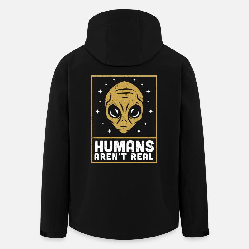 Rumvæsen Rumvæsen Rummennesker A'rent Ægte - Stanley/Stella herre softshelljakke i genanvendt polyester - sort