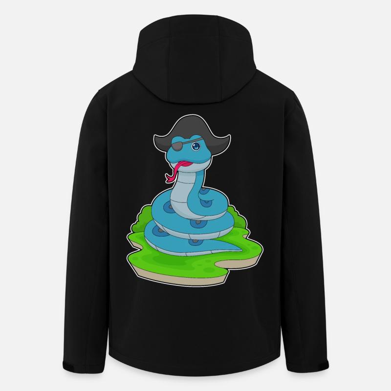 Serpent Pirate Chapeau de Pirate - Veste softshell homme en polyester recyclé Stanley/Stella - noir