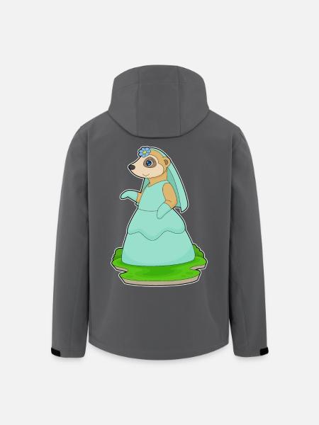 Suricate Voile de mariée Mariage - Veste softshell homme en polyester recyclé Stanley/Stella - noir
