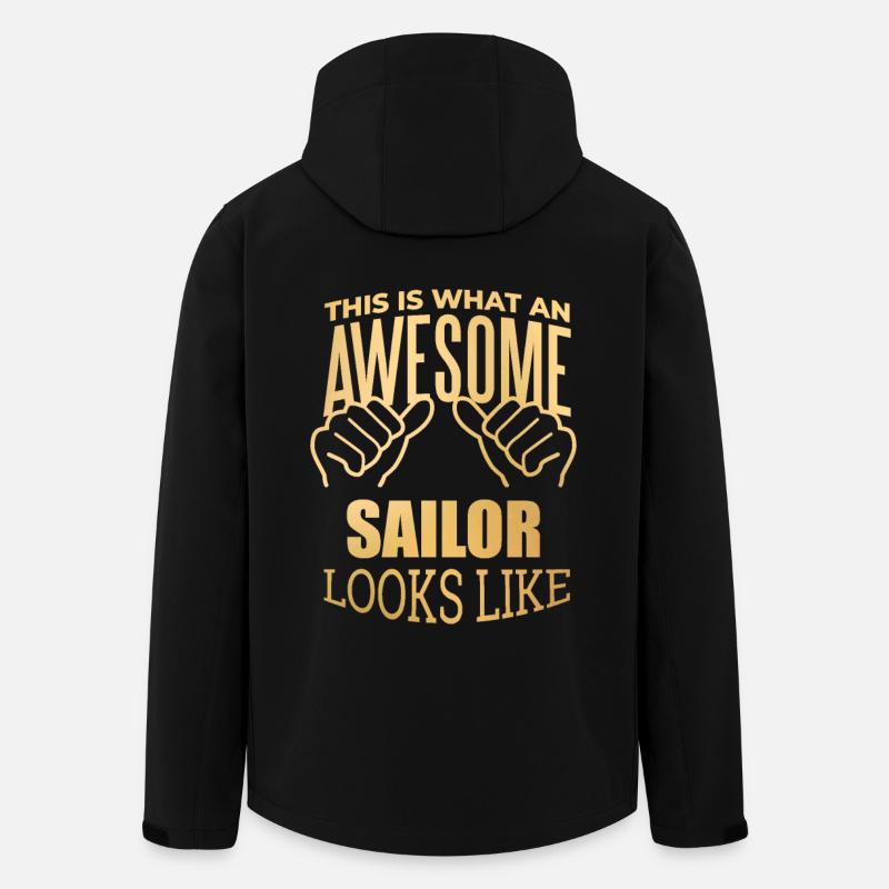 Matrose - Recycelte Männer Softshell-Jacke von Stanley/Stella - Schwarz