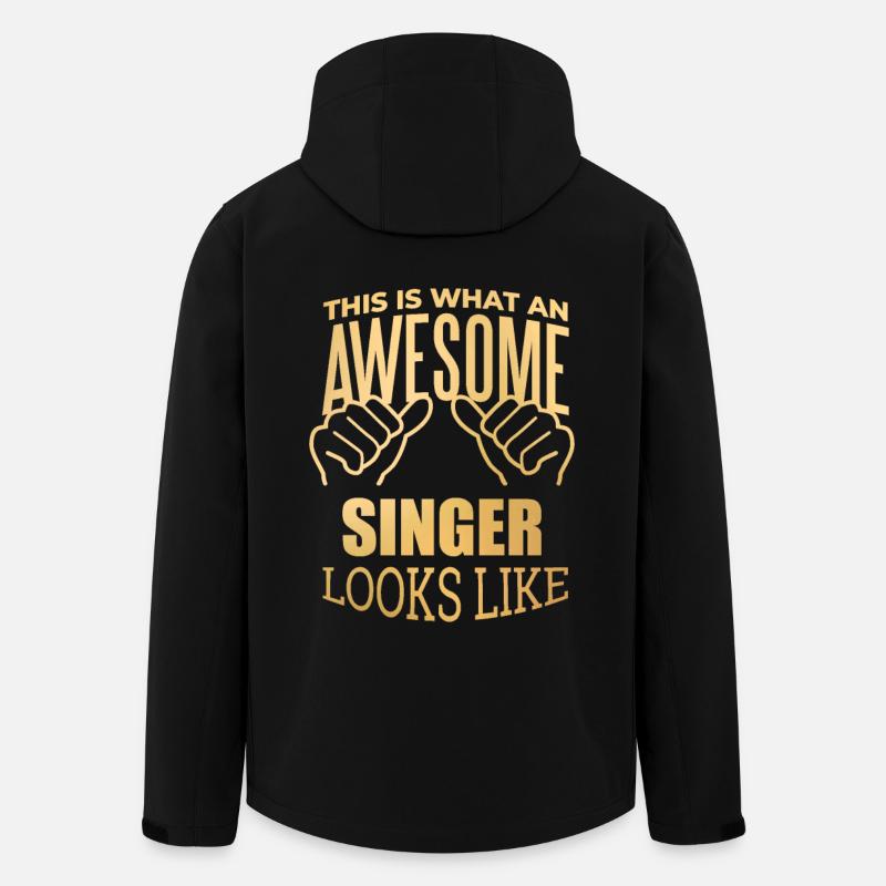 Sing - Men’s Recycled Softshell Jacket by Stanley/Stella - black