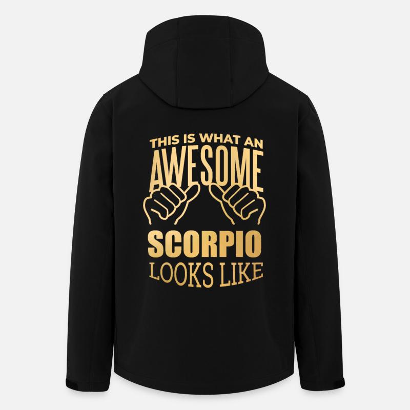 Skorpion - Recycelte Männer Softshell-Jacke von Stanley/Stella - Schwarz